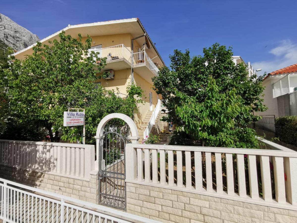 Villa Ruza 30M From The Beach Baška Voda Exteriör bild
